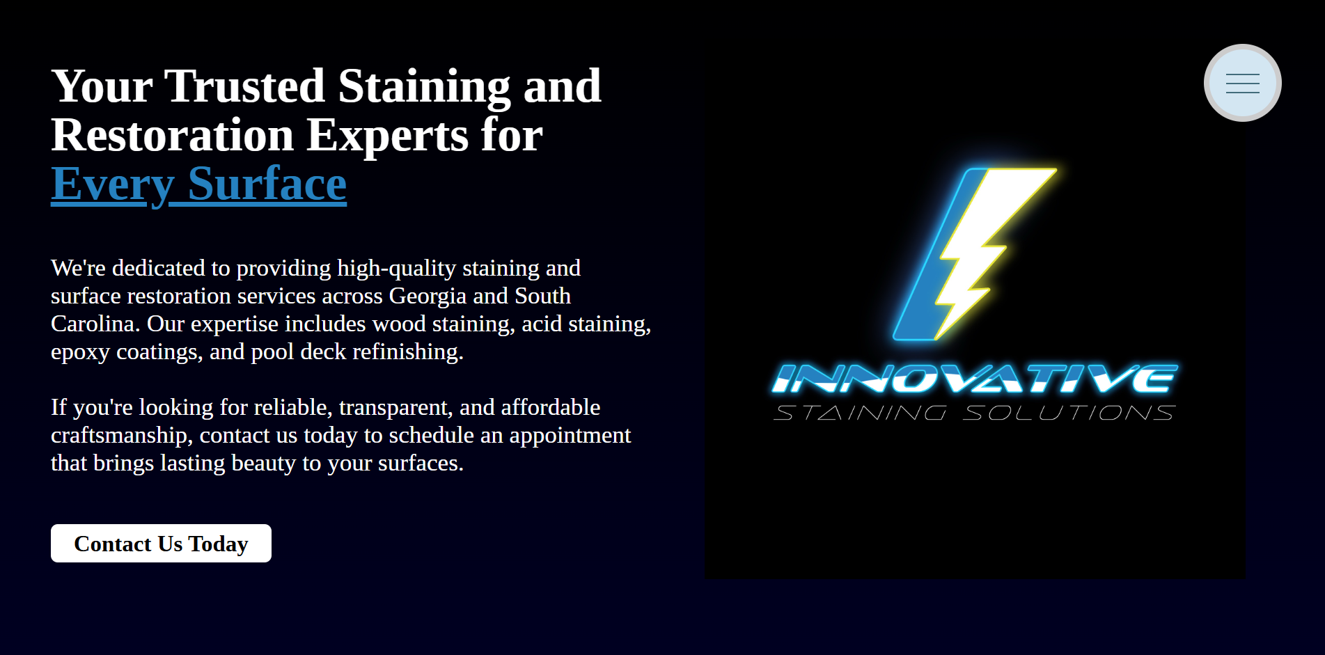 Innovative Staining Solution Homepage